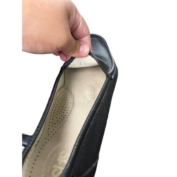 Women's SAS Simplify Moccasin Loafer Black Color Leather US 11 - Picture 6 of 7